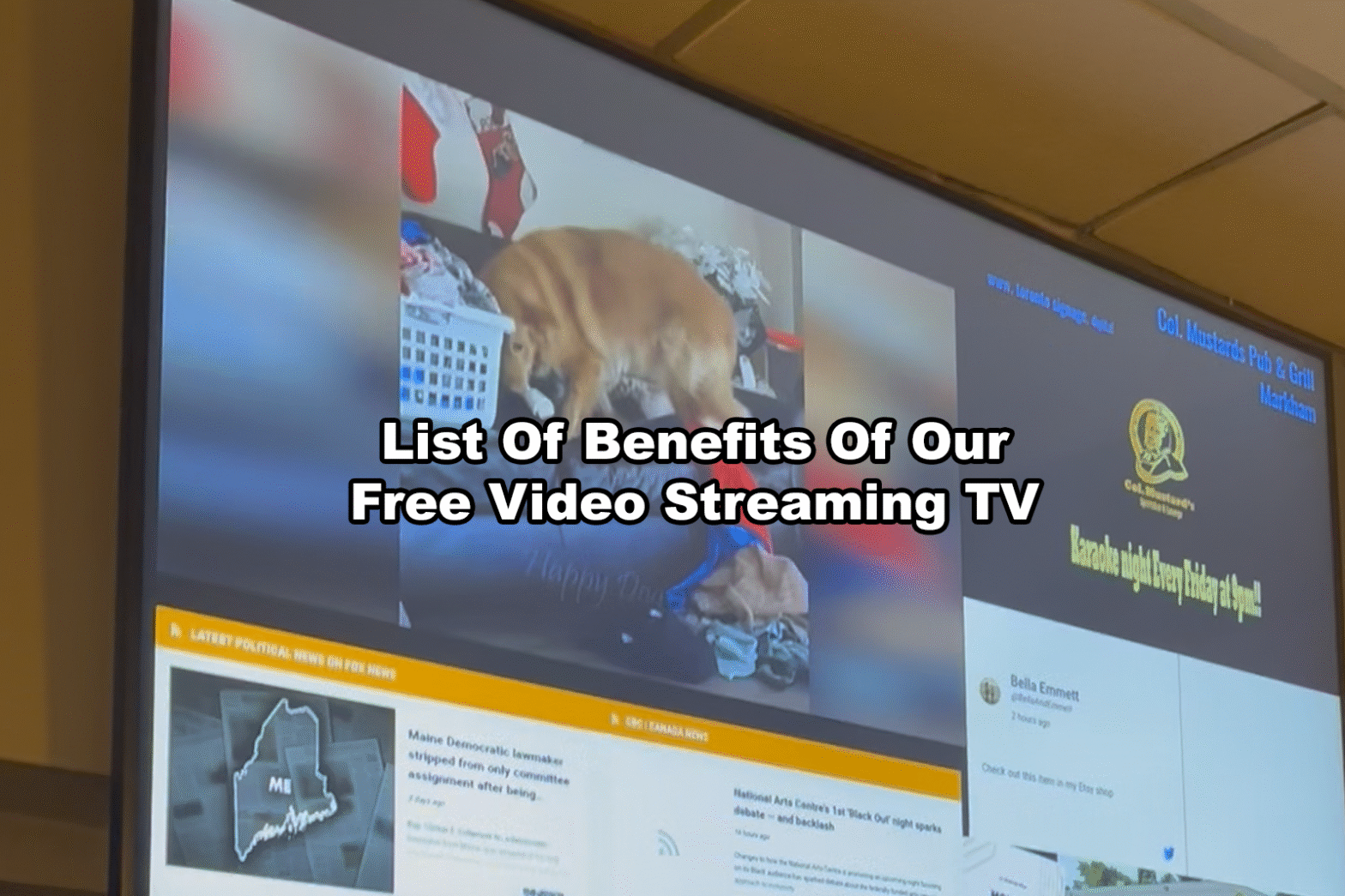 List Of Benefits Of Our Free Video Streaming TV